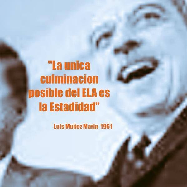 Hoy, 25 de julio es un buen día para recordar las expresiones de Luis Muñoz Marín (QEPD).
#PRStatehood #PR51 #HR8383