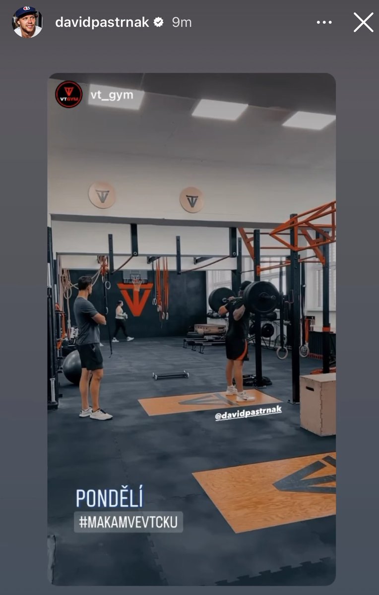 David Pastrnak doesn’t skip leg day #NHLBruins