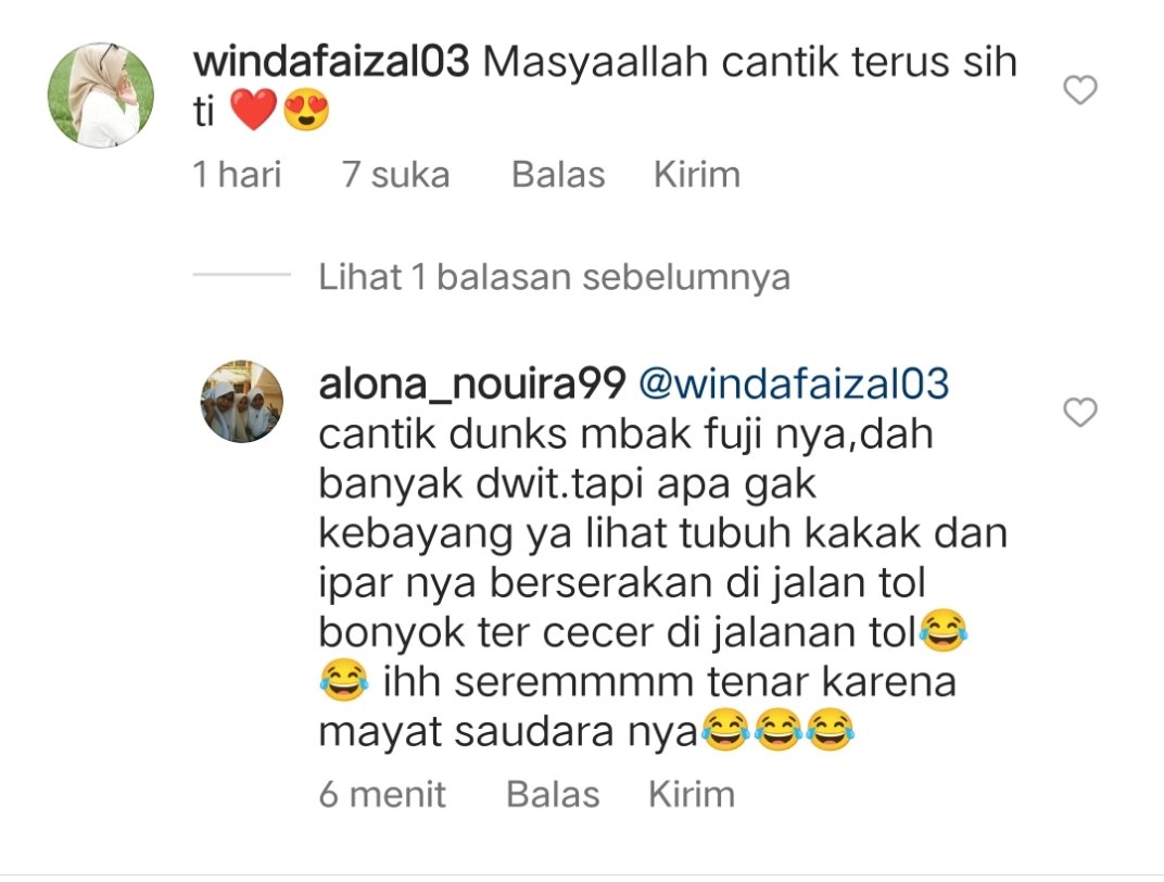 Males bgt sebenernya speak up atau nge up kaya gini tuh gua gasuka liat² kek gini langsung report + blokir , cuma nih org komen dikomenan gua jadi mau ga mau harus kesel bgt bacanya bikin sakit hati 😡 semoga berbalik ya mba !
