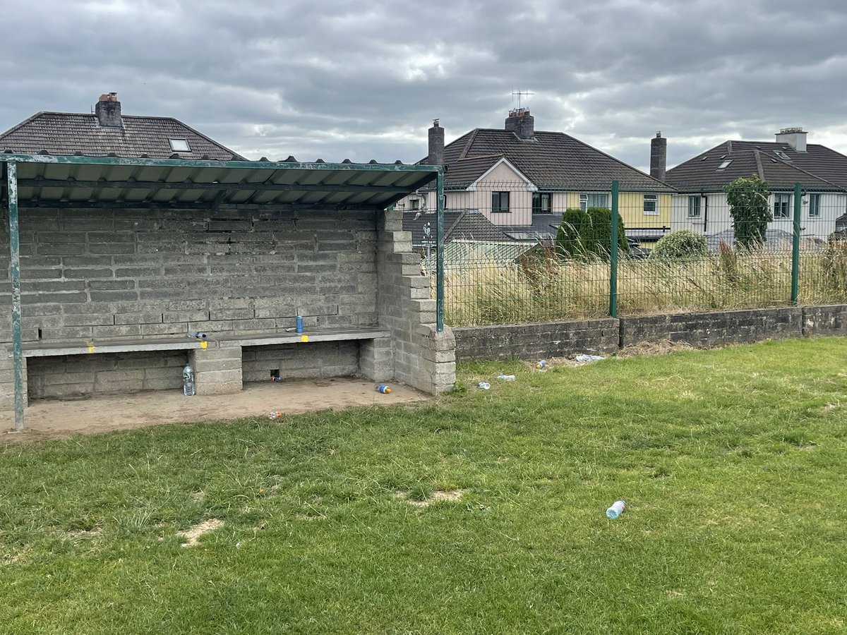 Took me 40 mins of my own time to tidy up after the last game. Frustrating when there’s 3 big green bins on the grounds. Pick up the rubbish after you.