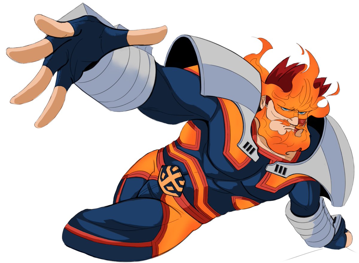 Plookys's tweet photo. I tried to do ceo shading 
👀
#Endeavor #BNHAfanart https://t.co/i53D7IHleS