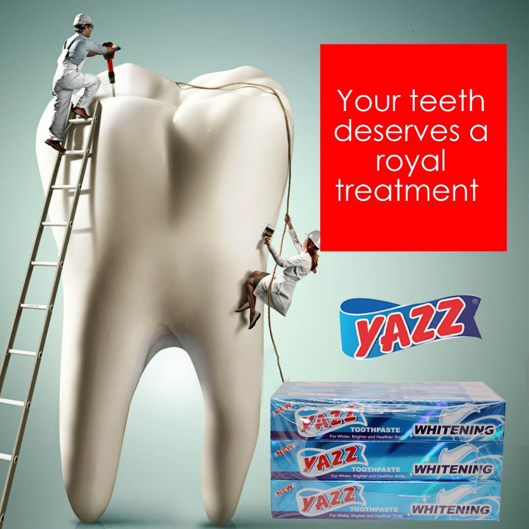 yazz_products's tweet photo. Your teeth deserves a Royal treatment.
#yazzproducts #teeth #yazztoothpaste #oralcare https://t.co/NPVVsb29EX