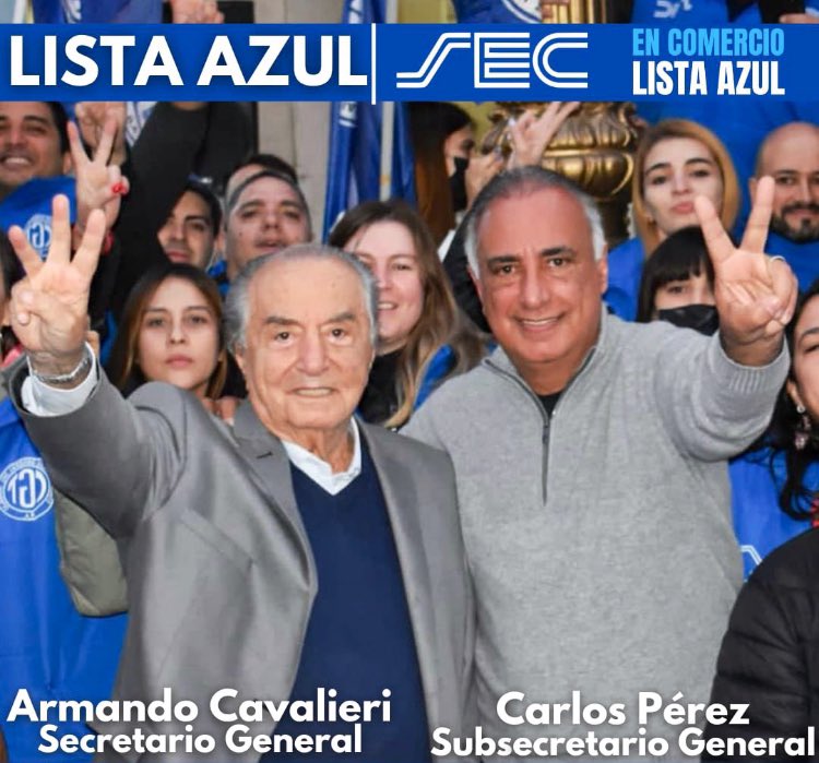L@s compañer@s que formamos parte de <a href="/MilitanteSEC/">Agrupación Comercio Militante ✌🏽</a> apoyamos y respaldamos la fórmula que nos llevará a la victoria el 15/9 
<a href="/Cavalieri_SEC/">Armando Cavalieri</a> <a href="/CarlosPerezSEC/">Carlos Pérez</a> 

<a href="/ChrisSosaSEC/">Christian Sosa</a> 
<a href="/ListaAzulSEC/">Lista Azul SEC</a> 

#SoyComercio
#SoyAzul
#AgrupaciónComercioMilitante