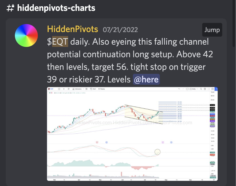 HiddenPivots's tweet image. $EQT daily ⬆️ solid n steady breakout follow through off HP $42 long trigger.
#HPchartroom
