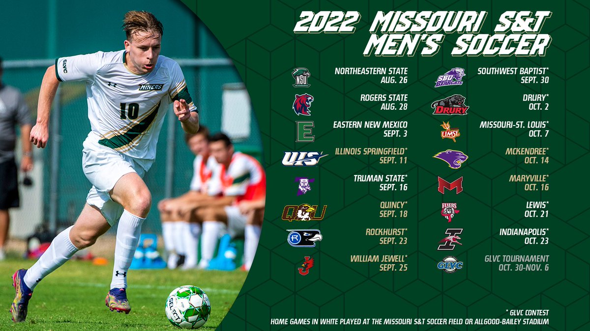 📆MARK YOUR CALENDARS📆

16 games on tap for this season, including four of our first five at home!

Be sure to come out and support this season!

#MinerPride x #itsaWEthing