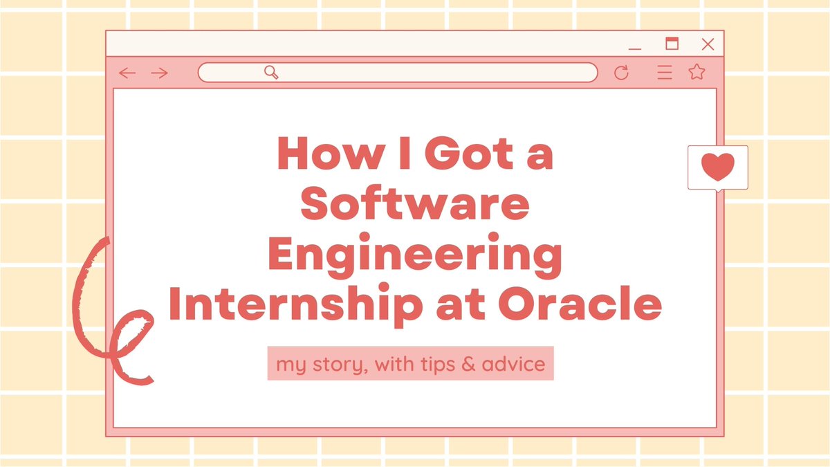 pilatesdev's tweet image. ✨NEW BLOG POST✨

I&apos;m sharing my story on how I landed my internship with @oracle - along with some tips and advice! 

🔗: laylacodes.hashnode.dev/i-got-a-paid-s…