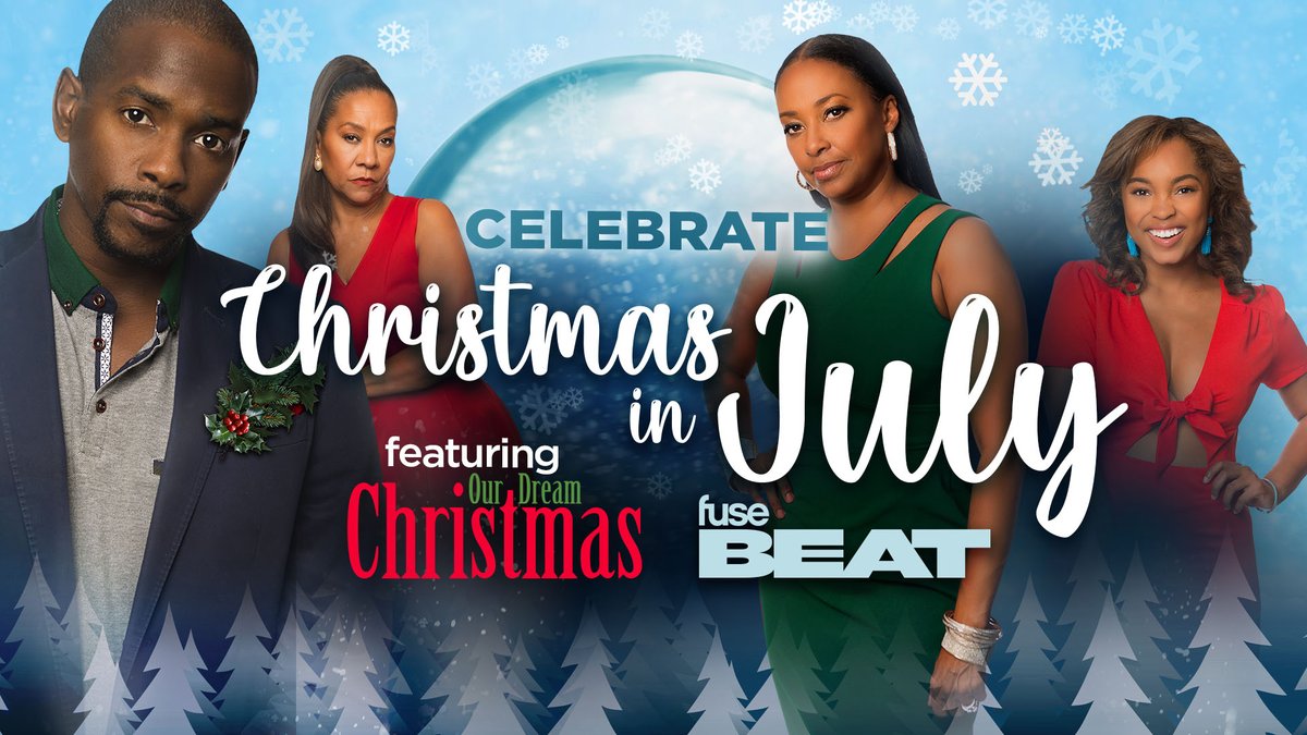 fusebeat's tweet photo. The holidays will be here before you know it! Celebrate the season now with these Christmas-themed movies. Stream our #ChristmasInJuly movie marathon on @XumoTV Ch 261 #FuseBeat https://t.co/IkYaYoqgTD