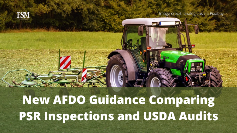 FoodSafetyMag's tweet photo. .@afdonews published a new document, “AFDO #ProduceSafetyRule Inspections and Voluntary #USDA Audits: Guidance to Help Understand the Differences and Commonalities.”

👉 MORE: https://t.co/LqoZR2JlrQ

#foodsafety #inspections #audits #AFDO #FSMA #agriculture #agrifood #produce https://t.co/Yh1FezeWhu