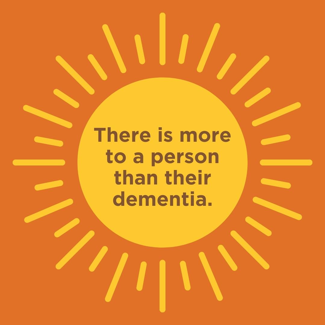 Today is #MindfulnessMonday and we want you to remember that
there is more to a person than their dementia. Every person is unique with their own story to tell.

A person may require more care &amp; support after their diagnosis, but they're still the same person. ☀️