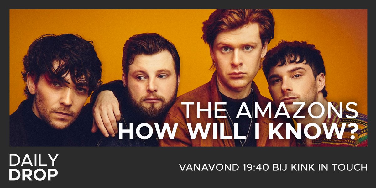KINKpuntnl's tweet photo. Dé plek om nieuwe muziek te ontdekken is na twee weken Album Top 1000 weer terug! Vanavond hoor je @JasperLeijdens met een nieuwe KINK IN TOUCH met als Daily Drop de nieuwe van @TheAmazons 

#TheAmazons #HowWillIKnow https://t.co/SDPSPOOCzJ