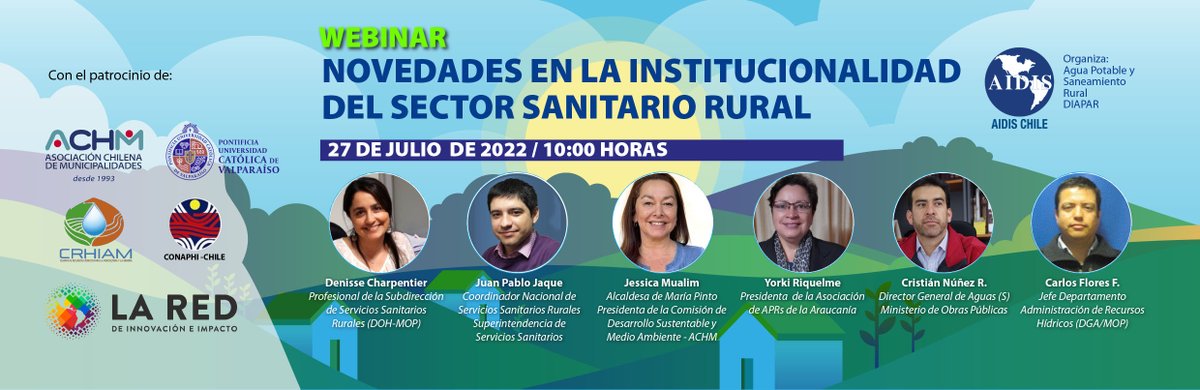 👉🏻¡Los invitamos a participar! El próximo 27/07 a las 10.00 hs se realizará el Webinar “Novedades de la Institucionalidad del sector sanitario rural”. 📝Formulario de inscripción: live.eventtia.com/es/seminario_a….