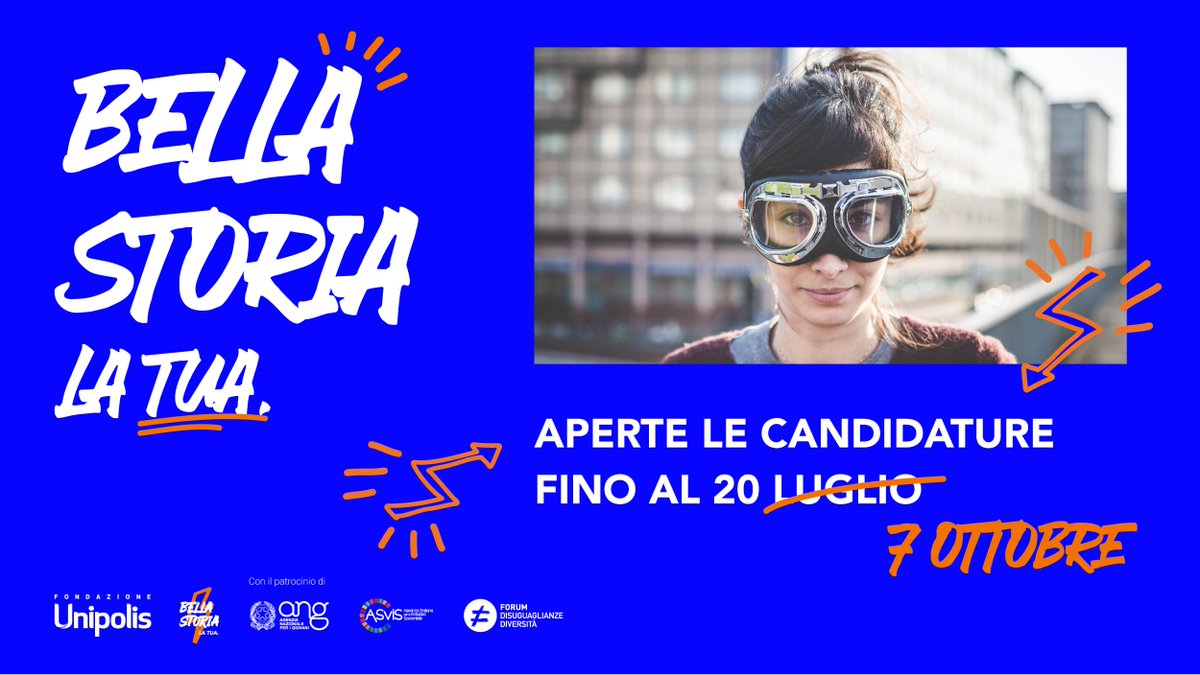 #Bellastoria è il bando di <a href="/fondunipolis/">Fondazione Unipolis</a> rivolto a studenti di terzo superiore in #Calabria e #Campania motivati a intraprendere un percorso triennale di crescita culturale e personale. Candidature entro il #7ottobre. 

Info➡️fondazioneunipolis.org/eventi/bella-s…