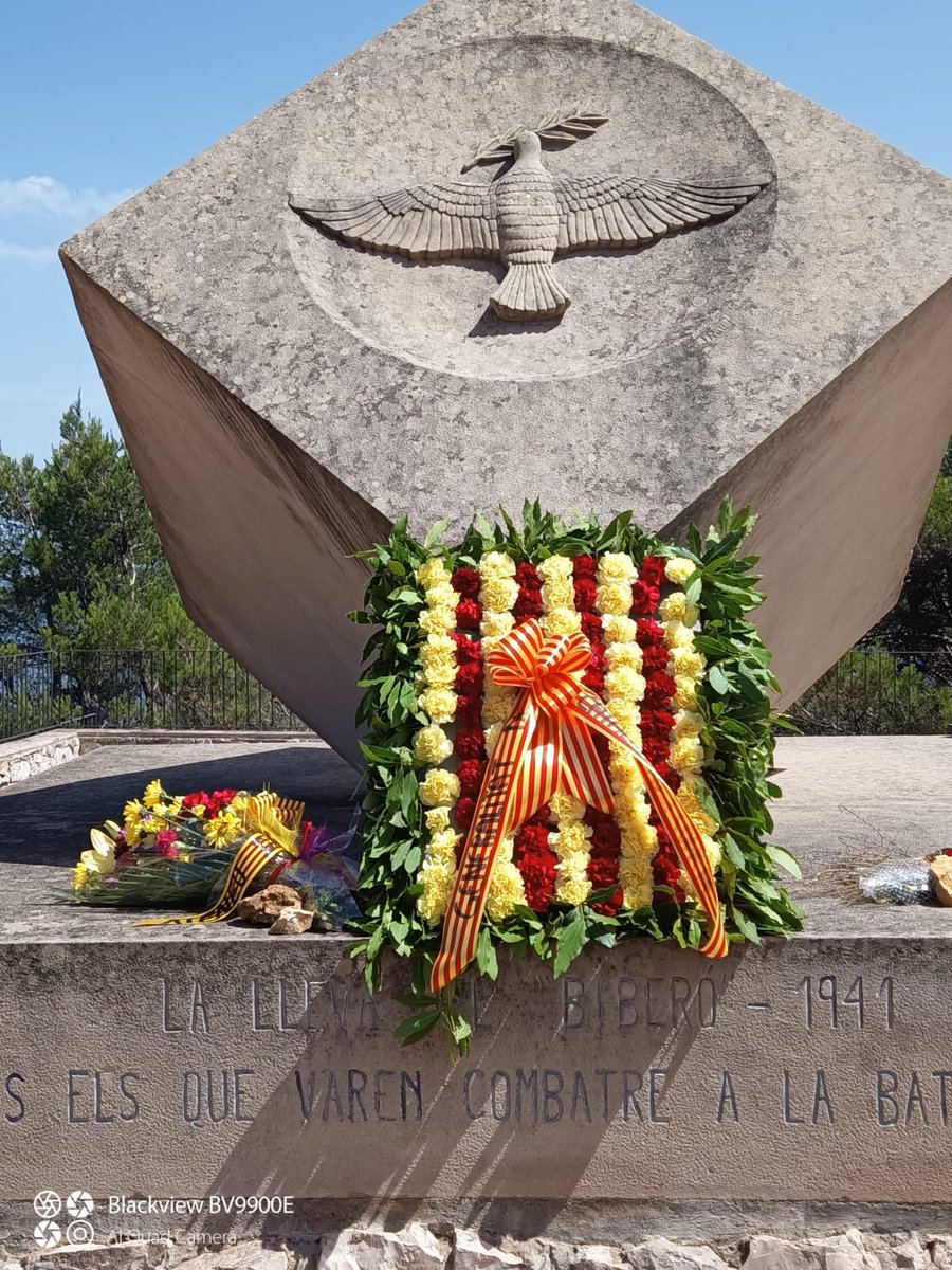 Avui, 25 de juliol, hem portat l'ofrena floral que es va fer ahir, al monument a la Pau, a la Serra de #Pàndols

#LlevadelBibero <a href="/BATALLAEBRE/">Espais de Memòria de la Batalla de l'Ebre - COMEBE</a> <a href="/CCTerra/">CC Terra Alta</a> <a href="/justiciacat/">Justícia</a> <a href="/catmemoria/">Memorial Democràtic</a>