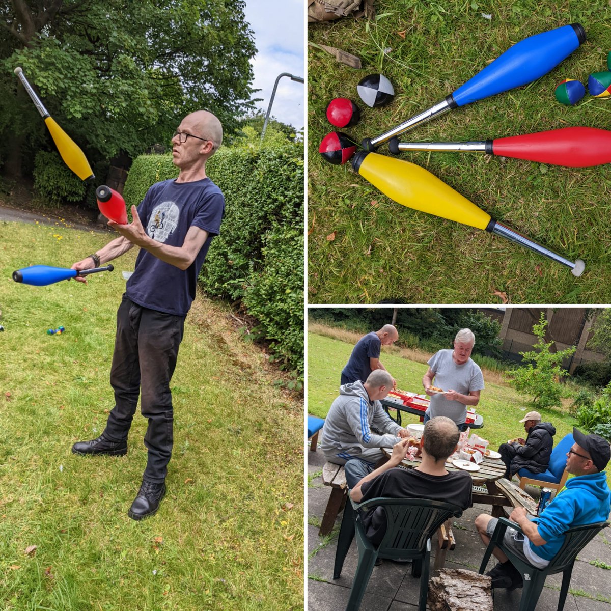 New skills and al fresco eating at our Aigburth Drive hostel 🤹

#recovery #harmreduction #endhomelessness