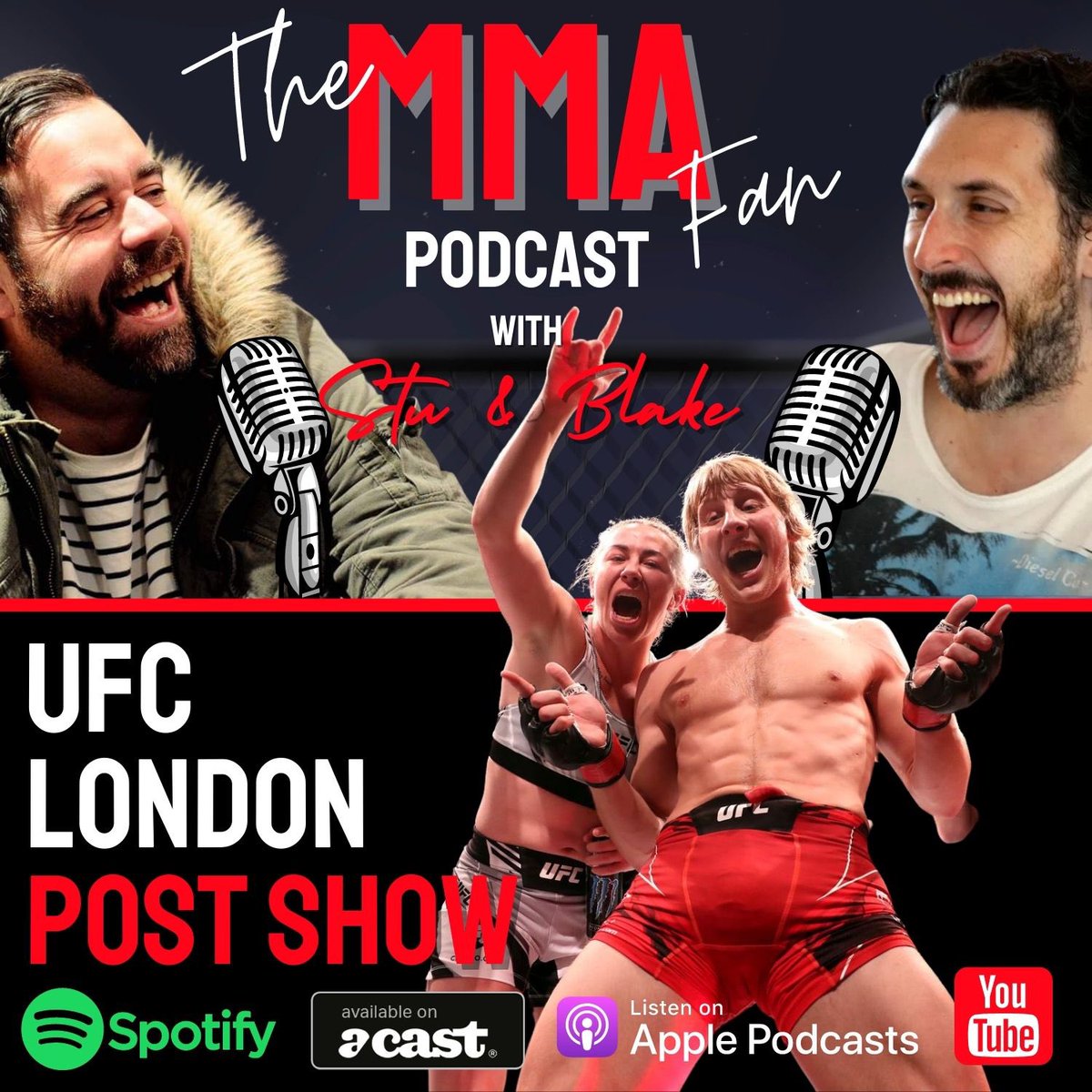 Out now!! @blakeharrison23 & @stuwhiffen recorded this in the car on the way home from @ufc London and we chat about all the highs & lows Listen here open.spotify.com/episode/6J63YY…