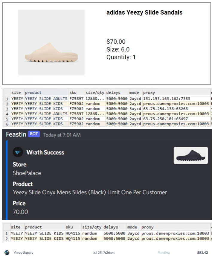 First time hitting double digits on a slides drop. Thanks for the @SynthesisIO ACO hit @queenDwavious! Software: @wrathsoftware @tricklebot Proxies: @damenproxies @LiveProxies @HypeProxiesio @BartProxies Mails: @BangBangBugy @SkyGmails @OZDemand CG: @CookWithCSG @SynthesisIO