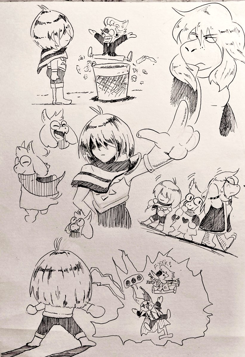 【ΔRKGK】無我夢中に描いた。
 #deltarune 