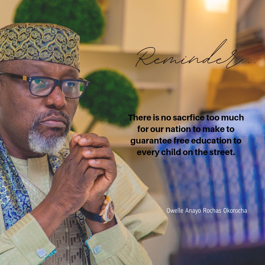 Senator Rochas Okorocha (@realrochas) on Twitter photo 