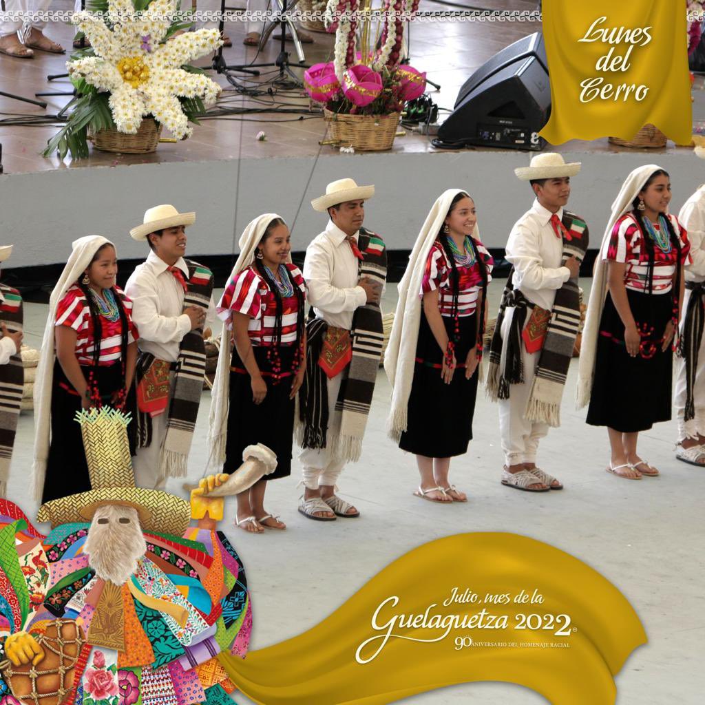 ¡Festejemos juntos los 90 años de la Guelaguetza! Disfruta de los #LunesDelCerro2022 con las tradicionales danzas de las ocho regiones de Oaxaca.