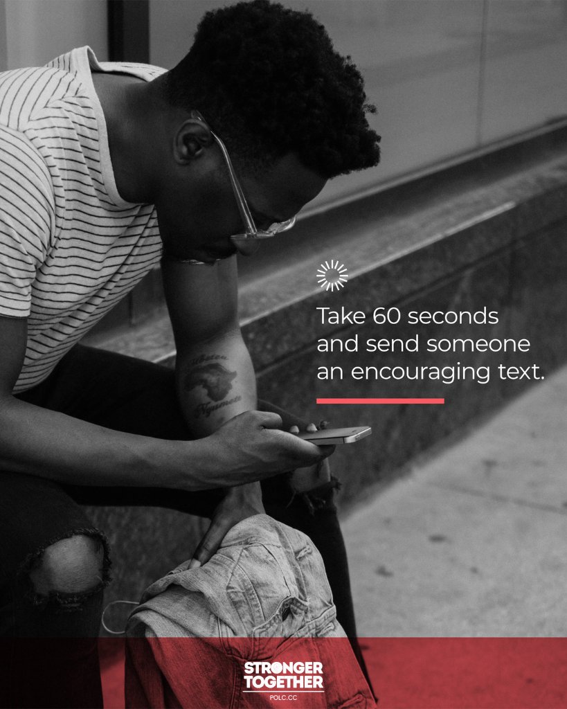 thepolc's tweet photo. One of the best ways to feel encouraged is to encourage someone else!
#StrongerTogether #PathwayFriends #POLC #PathwayofLife #Pathway https://t.co/xt0Etoh8cw