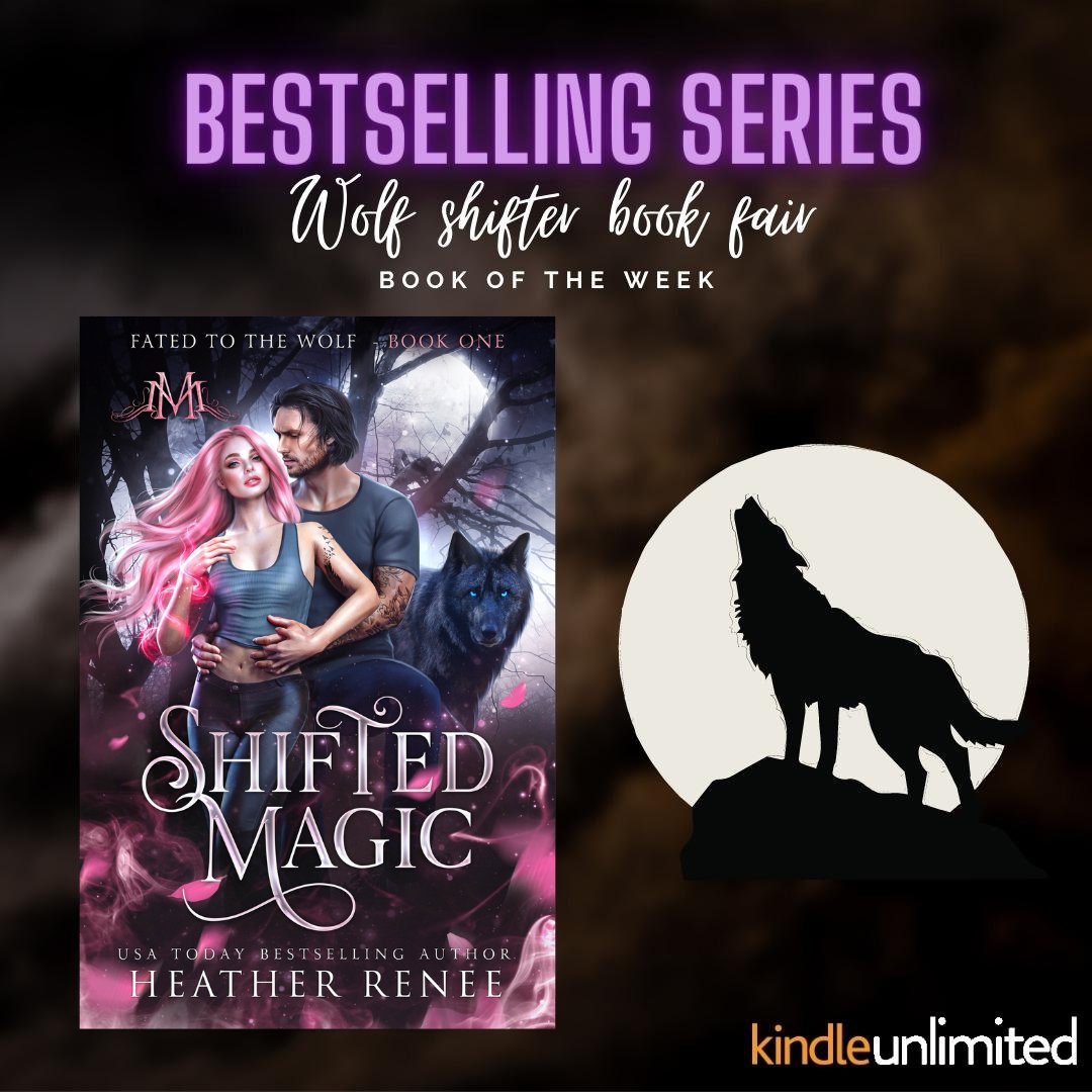 🐺 WOLF SHIFTER BOOK FAIR!🐺

Shifted Magic 
FREE in Kindle Unlimited
When a goddess gives you a task, you don’t say no.
amazon.com/dp/B09T8RDMSH/
Check out our giveaway: rafflecopter.com/rafl/display/3…?
#wolfshifter #wolfshifterbookfair #bookfair #paranormalromance #shifterromance