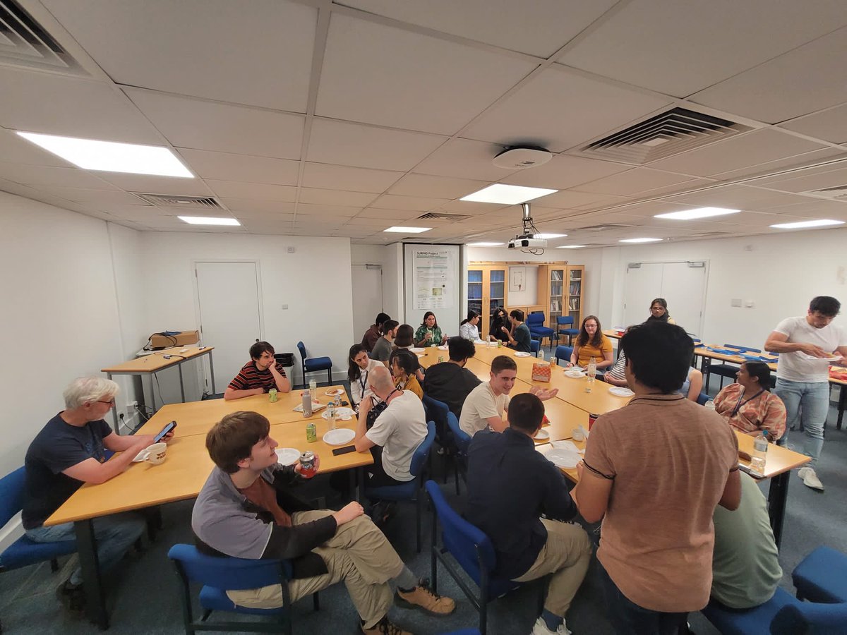 QB_DTC's tweet photo. On Friday we had an FHMS × ATI (@ati_surrey) Showcase organised by DTC students Anna Cusick, Alejandro Sanchez-Pedreño, and Aimee Sweeney and hosted by Aimee and Alejandro.
Here are some highlights! https://t.co/pqhXFKWybL