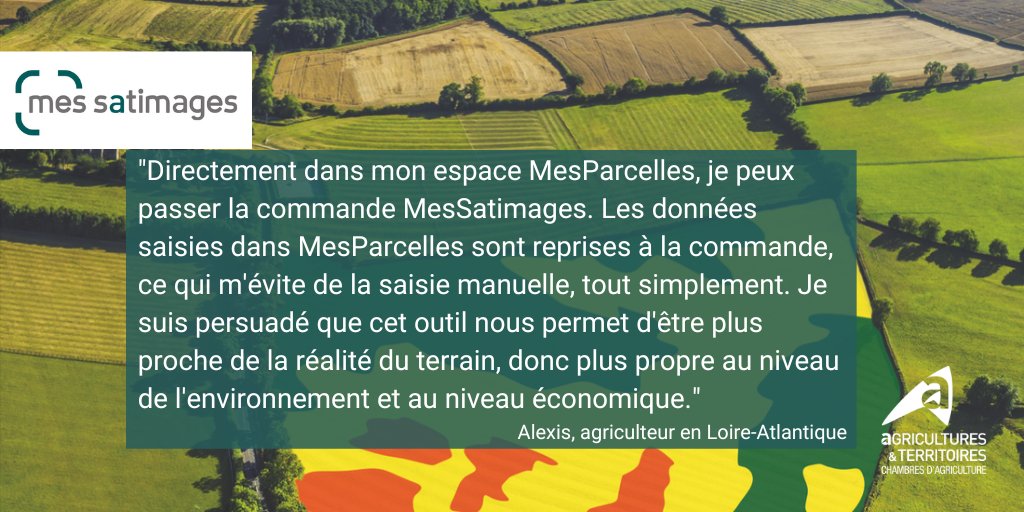 [Témoignage d'agriculteur 💬] 

<a href="/MesSatimages/">MesSatimages</a> a aidé à piloter la fertilisation de milliers d'hectares cette année🛰️🌱🚜
 
Découvrez leurs témoignages 👇

Retrouvez plus d’informations sur <a href="/MesSatimages/">MesSatimages</a> 👉 bit.ly/3vbdy1e