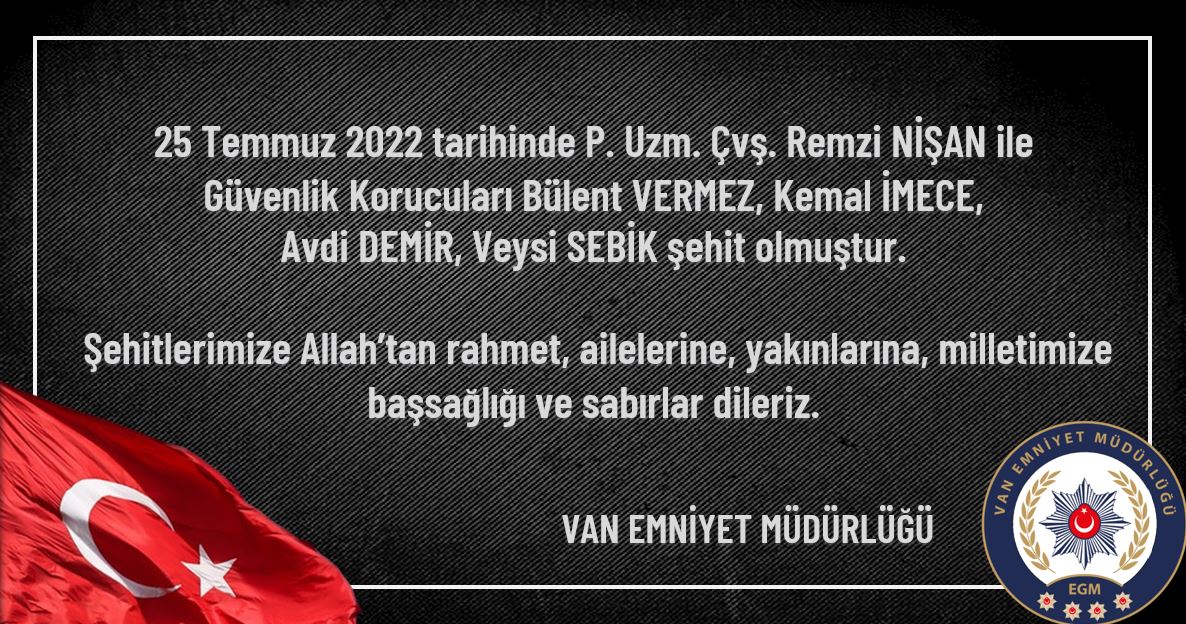 VanEmniyet's tweet photo. 🇹🇷 Milletimizin başı sağ olsun 🇹🇷 https://t.co/uQEtxOKYJs