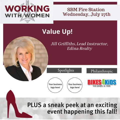 MetroNorthChamb's tweet photo. A presentation on building your/your company's value, a special announcement about a fall event, AND a bingo game. All at this Wed's #WorkingWithWomen! #inform #educate #connect https://t.co/jzhRrxunmQ