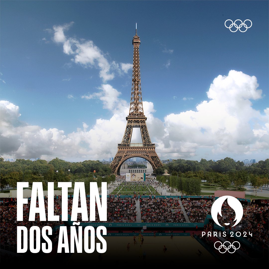 juegosolimpicos's tweet photo. ¡Faltan 2️⃣ años para #Paris2024! 🇫🇷🎆

Cada vez falta menos para que la capital francesa se vista de olímpica 💫  una vez más para los próximos #JuegosOlímpicos.

#RoadToParis #StrongerTogether https://t.co/AGbz04KKve