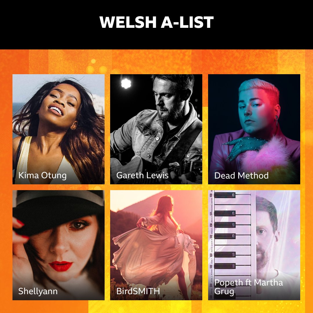 Keep an ear out for these great songs on our Welsh A-List this week 🏴󠁧󠁢󠁷󠁬󠁳󠁿🎶✨❤ 

<a href="/kimaotung/">Kima Otung</a> 'Young, Wild &amp; Free'
<a href="/Galewismusic/">Gareth Lewis</a> 'One Good Day'
<a href="/BirdSMITHband/">BirdSMITH</a> 'Wedding Song'
<a href="/shellyannmusic/">S H E L L Y A N N</a> 'Roll The Dice'
<a href="/_popeth/">Popeth</a> ft  Martha Grug 
<a href="/DeadMethod/">MËTHBĀTH</a> 'Iconique'