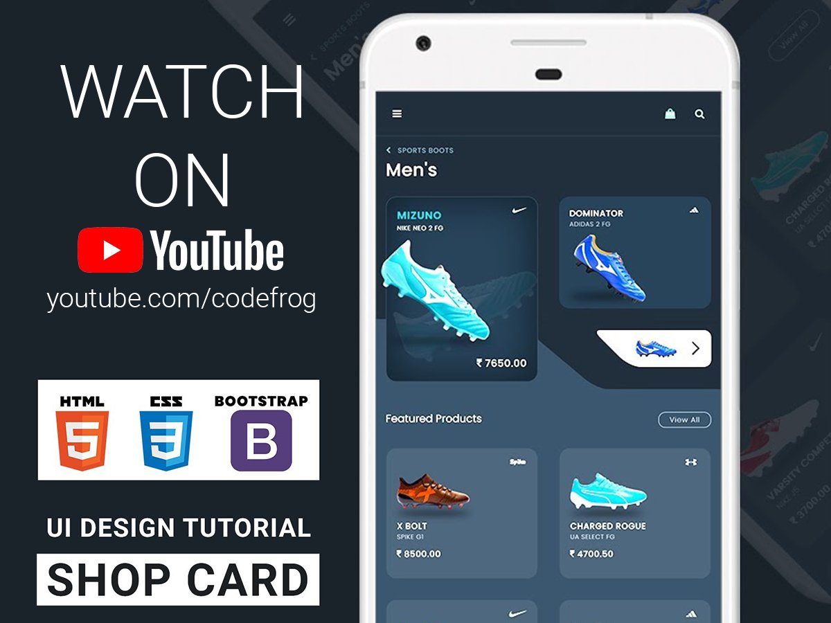 CodeFrogShow's tweet image. youtu.be/_aXcY9Ij6AU
#ui #ux #uidesign #uxdesign #userexperience #userinterface #dashboard #appdesign #android #HTML5 #CSS3 #JS #YouTube