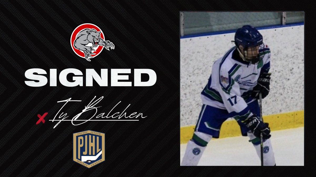 PJHLPanthers's tweet photo. NEWS: The Panthers are pleased to announce the signing of 2004-born forward Ty Balchen for the 2022-23 PJHL season!
Welcome to Port Moody, Ty!
DETAILS | https://t.co/ziL41Alz9J
#PJHLBC #PJHL #PortMoody #NorthVancouver #NVMHA https://t.co/4o1wokOzMQ