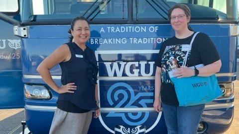 WGUWashington's tweet photo. Another fun "Wing Ding" this weekend as a group of @wgu students, alumni, faculty and staff gathered at Sage Brewing Company (no relation to our mascot Sage, LOL!) in Pasco to help celebrate WGU's 25th anniversary. #WGUSageCoach #onlytacos #wgu25 #wguwashington https://t.co/bULgMm07xS