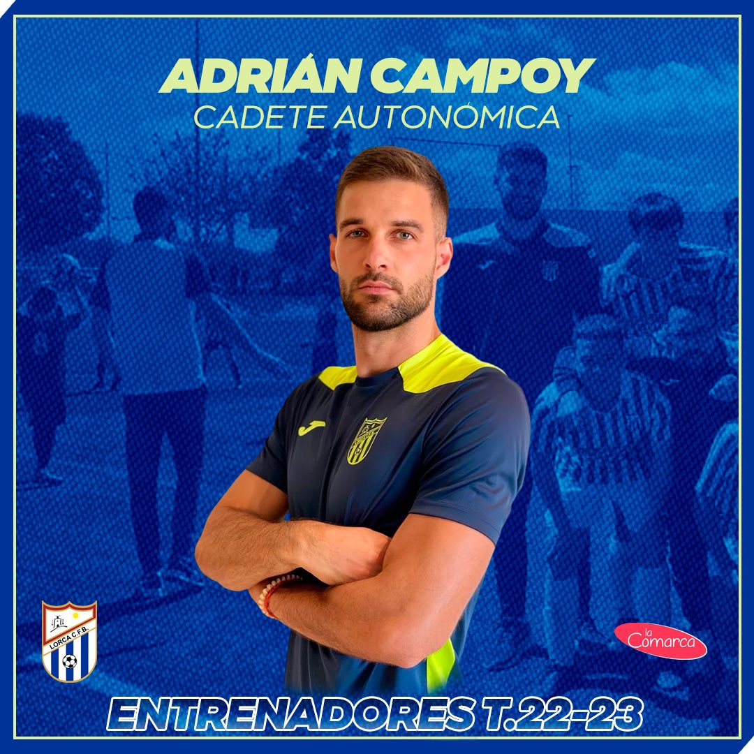 LorcaCFB's tweet photo. ENTRENADORES T.22/23 ✍🏻|

Adrián Campoy, un técnico inconformista, inquieto y perfeccionista, dirigirá al Cadete Autonómica.

Un valor al alza que tras realizar un gran trabajo y ascender la pasada campaña al Primera Cadete, asume este nuevo cargo.

#LorcaCFB
#SomosCantera 🔵⚪️ https://t.co/YSU17F05lF