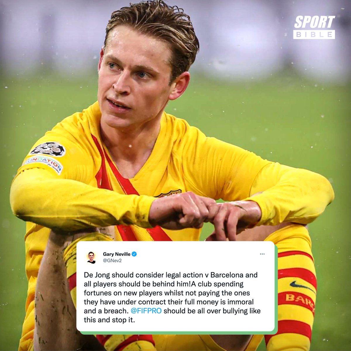 Gary Neville on Frenkie de Jong...