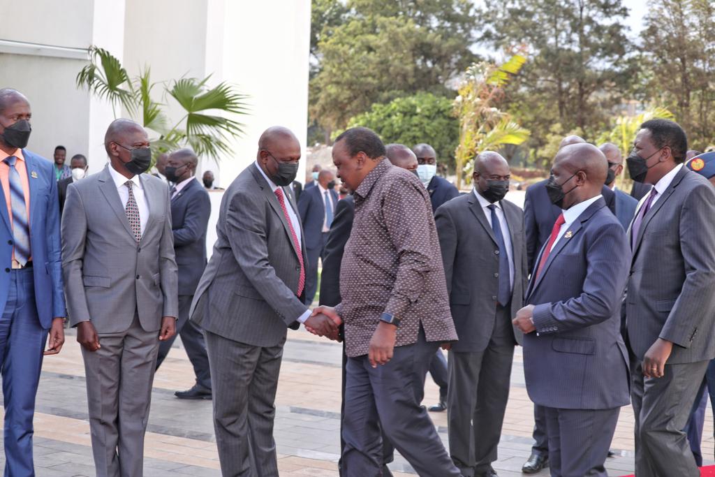 IG JOINS THE PRESIDENT AT THE OFFICIAL UNVEILING OF THE RENOVATED UHURU GARDENS The @IG_NPS and senior government officials joined HE. Uhuru Kenyatta CGH, President and Commander-in-Chief of the Kenya Defence Forces at the unveiling of the renovated Uhuru Gardens that has