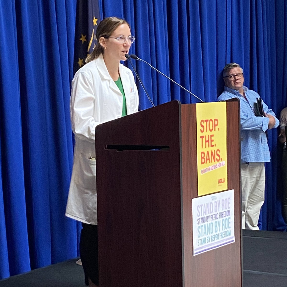 “Choice is nothing without access…The most vulnerable are the ones that suffer the most from abortion bans. All Hoosiers benefit from comprehensive reproductive justice.”

-Dr. Amy Caldwell 
#BansOffIndiana