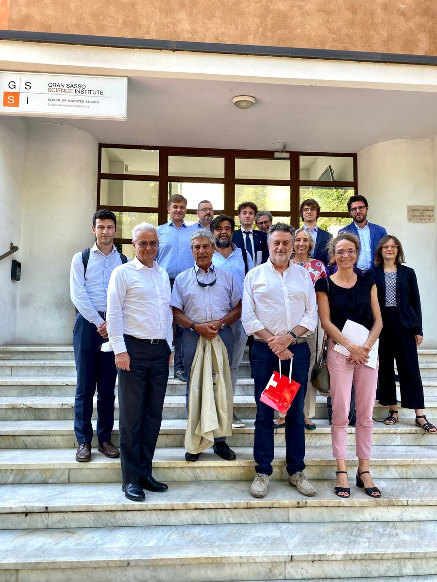 GSSI_LAQUILA's tweet photo. A delegation from the Science Diplomacy Club, the network of diplomats responsible for science and technology at #foreignembassies in #Italy, has been visiting the GSSI today.
#gssiaq #laquila #ScienceDiplomacy https://t.co/TxD5VP8lIG