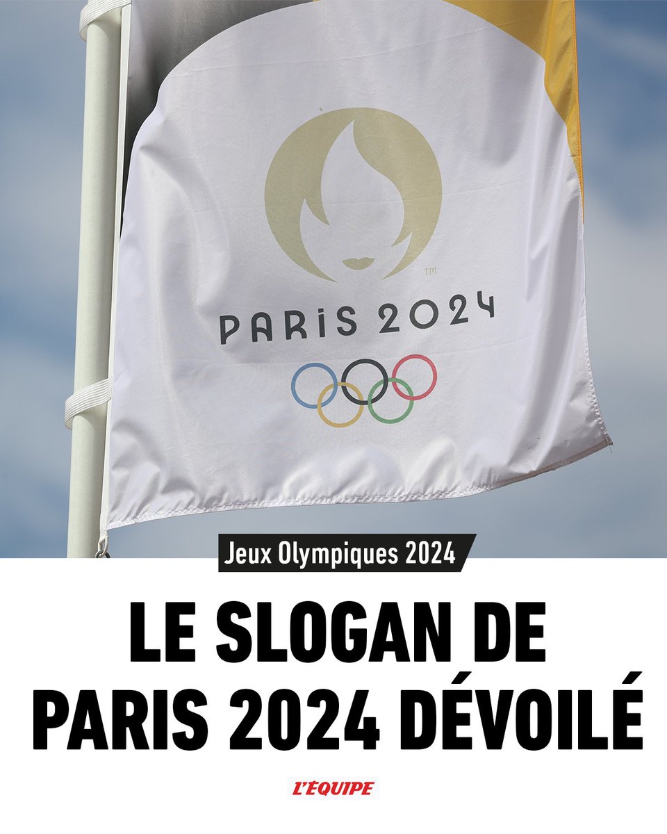 Ce lundi, le comité d'organisation des JO de Paris dévoile un nouveau slogan qui est le même pour les Jeux Olympiques et Paralympiques : 

« Ouvrons grand les Jeux » ow.ly/lEBV50K3FRM