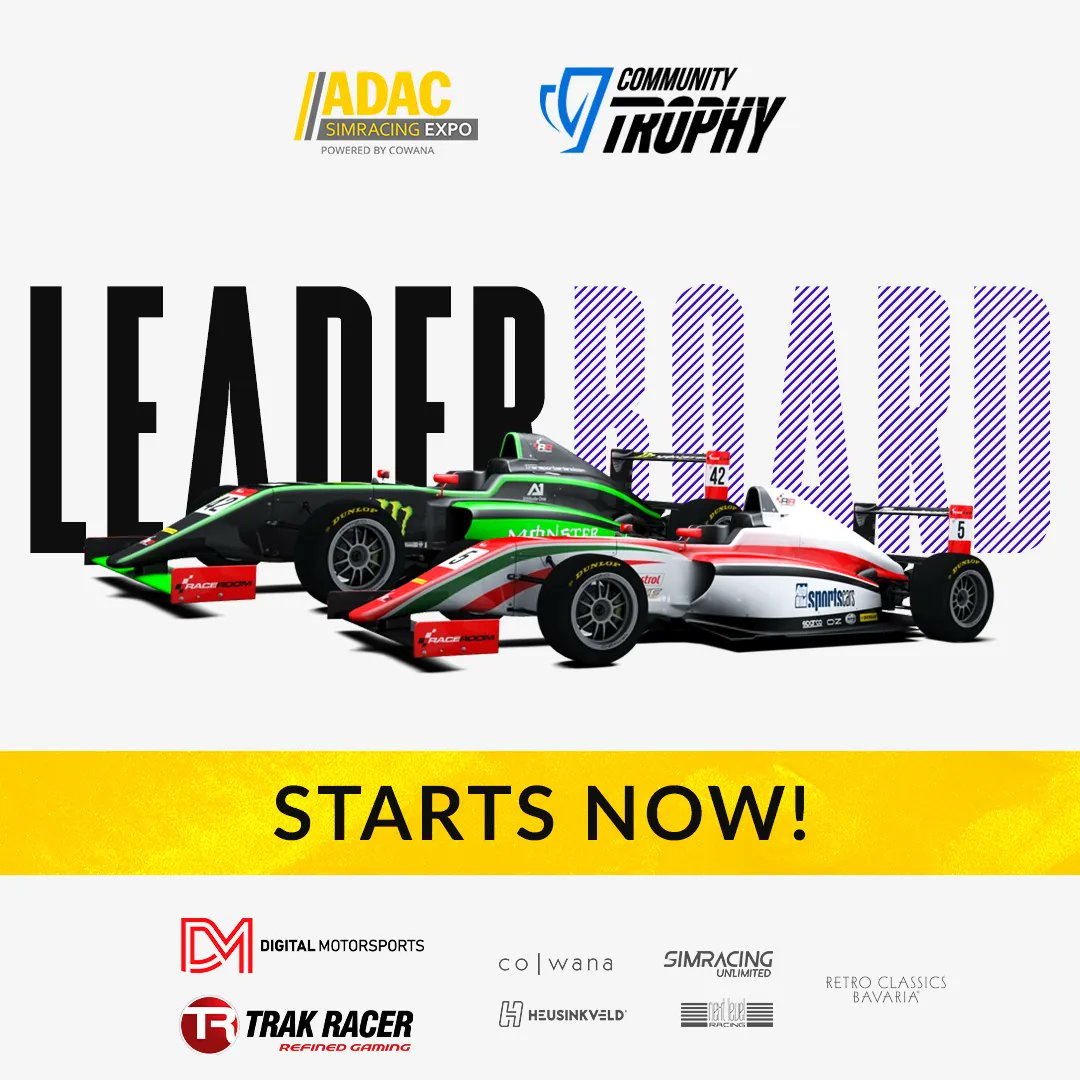 We asked, you decided - round three of the #CommunityTrophy in <a href="/raceroom/">RaceRoom</a> is going to see #Formula4 cars in action! The leaderboard for #WatkinsGlen is now open - let's see what you got 💪

▶simracing.link/sre22-sct-hub

#Road2SRE #SRE22 #SimRacingExpo #SimRacing #RaceRoom #Esports