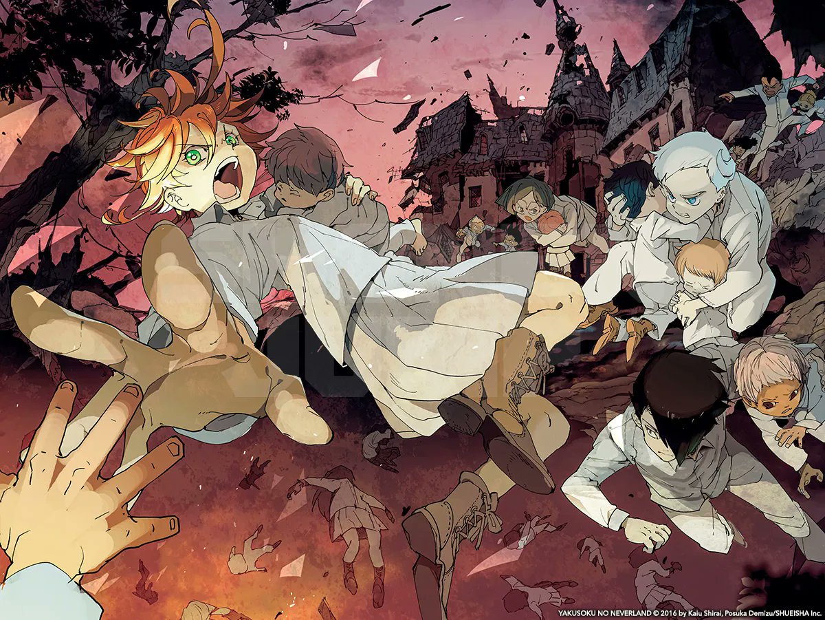 Yakusoku no neverland  Neverland, Neverland art, Anime