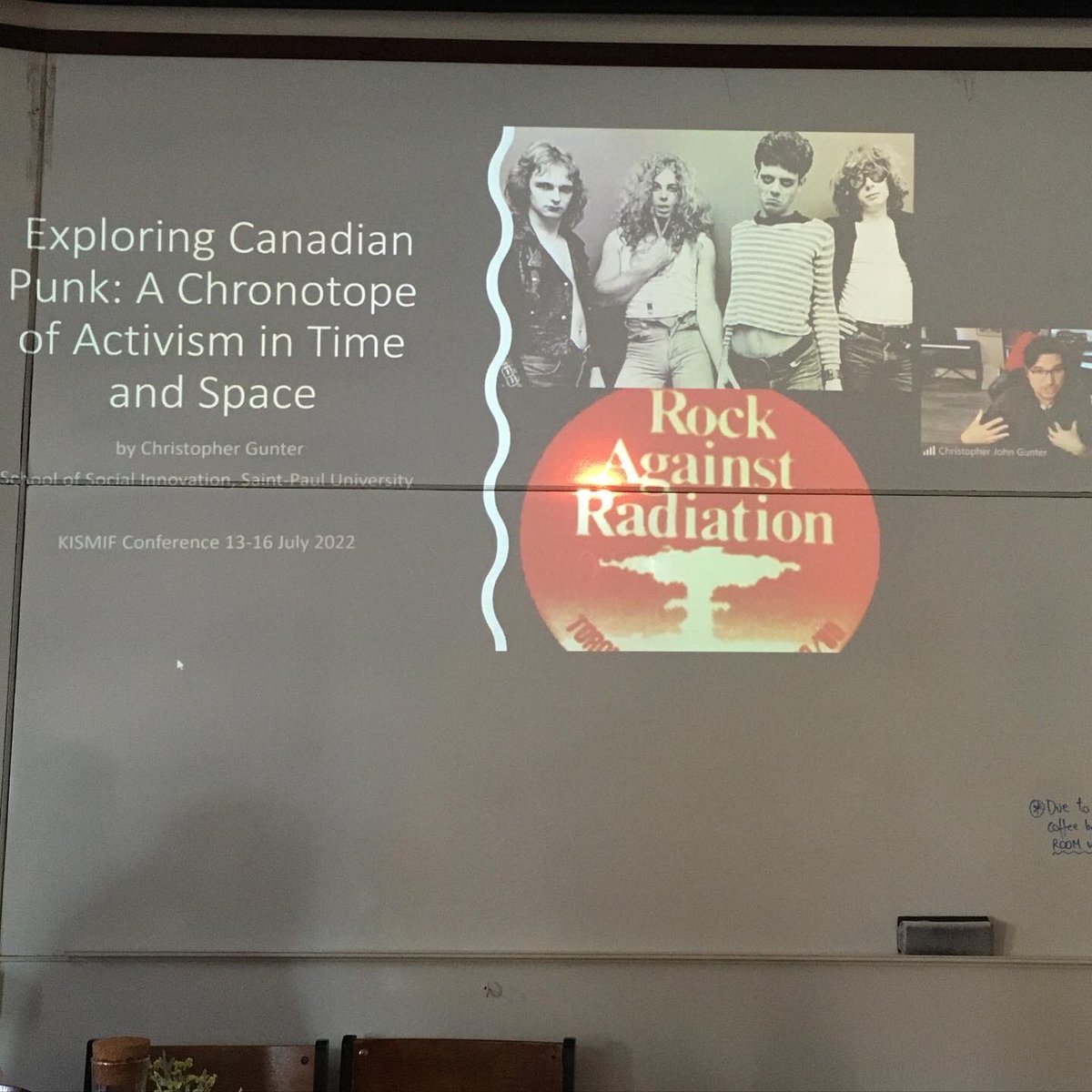 PunkScholarsCAN's tweet photo. Here are a few snapshots from our panel at the recent @KISMIFpunk! Thanks to #KISMIF, and everyone who participated in the panel! https://t.co/eM51ZSUNwf