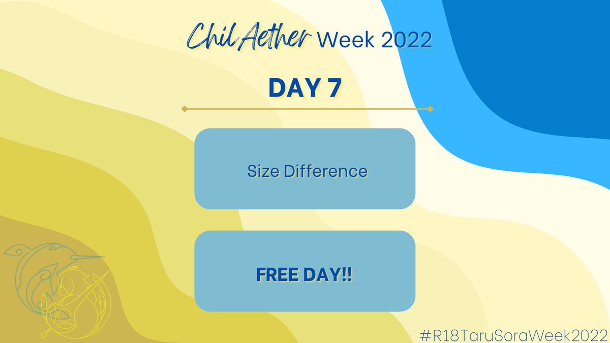 chiltherweek's tweet photo. Last day.... Good things really must come to an end... Don't you just wish that every week is tarusora week? 🥹🥹🥹

The mods would like to thank everyone who has participated in the event. This all wouldn't be possible without everyone! 

#TaruSoraWeek2022
#r18TaruSoraWeek2022 https://t.co/aad272vqcn