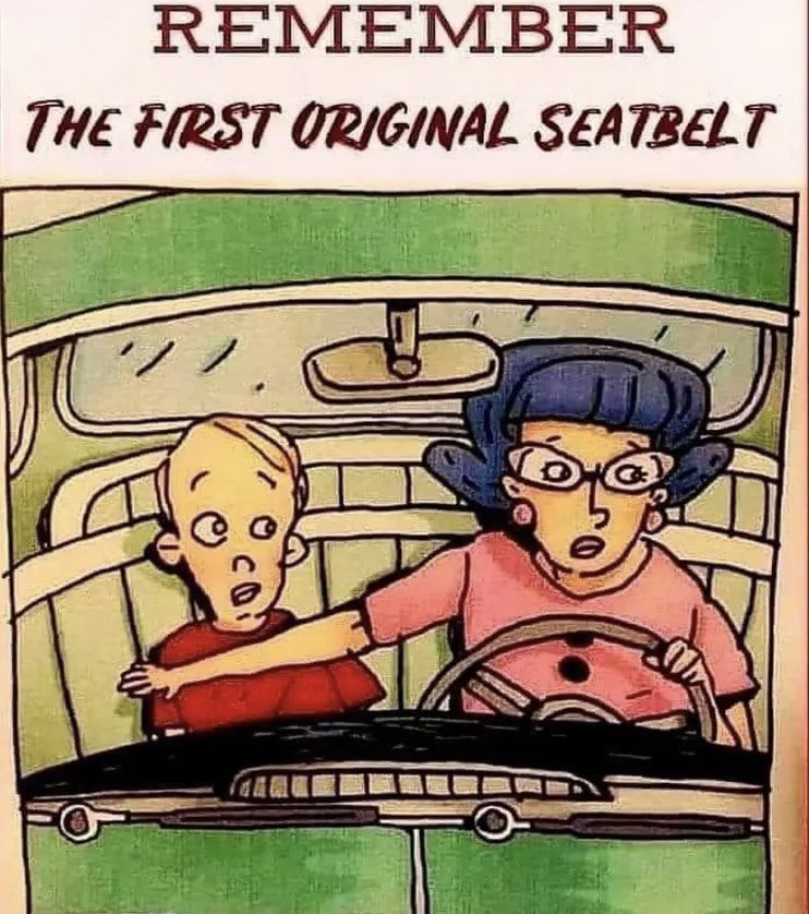 CodeIntrovert's tweet image. I had this edition of seatbelt even while wearing the one in the car.
