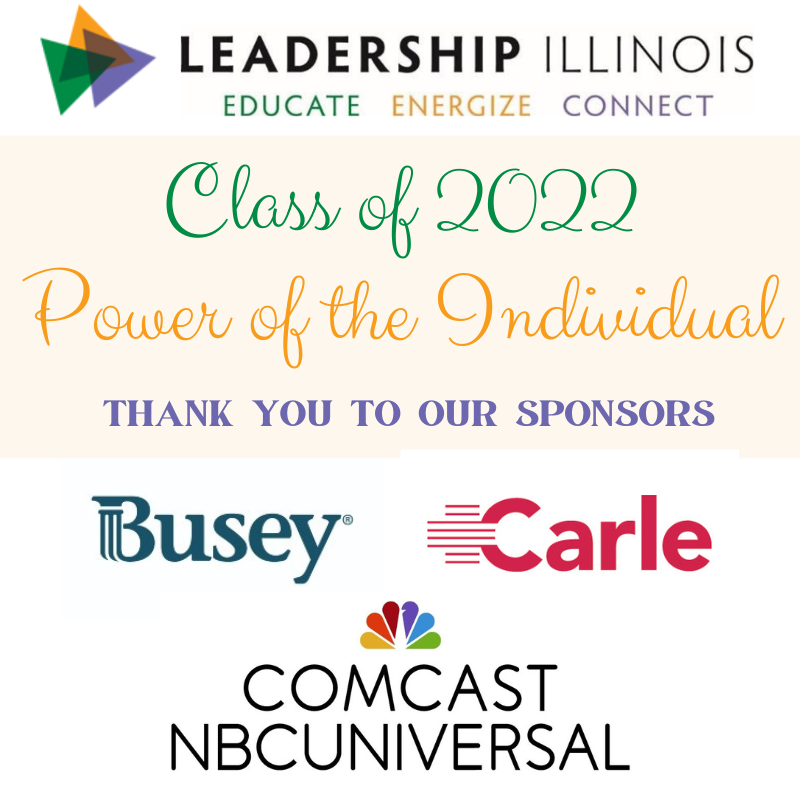 leadershipil's tweet photo. Welcome Class of 2022! Power of the Individual "Dare to Lead" kicks off today! We'll be posting pics of sessions, alumni dinner and more!
Thank you to our sponsors: @Busey @comcast @Carle_org #LeadershipIL https://t.co/fkokOEuxJU