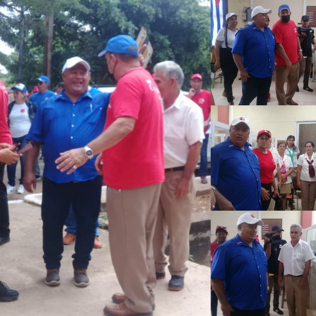 <a href="/FernandoLP62/">Fernando López</a>, Director de <a href="/BCamaguey/">Bandec Camagüey</a> recibió al Primer Secretario del PCC en #Camagüey <a href="/FHHernndez1/">Federico Hernández Hernández</a> en la sucursal 5731 #SierraDeCubitas, en aras de intercambiar con trabajadores y directivos en el municipio #SiempreEn26. #BandecNoSeDetiene
#CamagüeyEn26 
#PorCamagüeyTodo
#Cuba