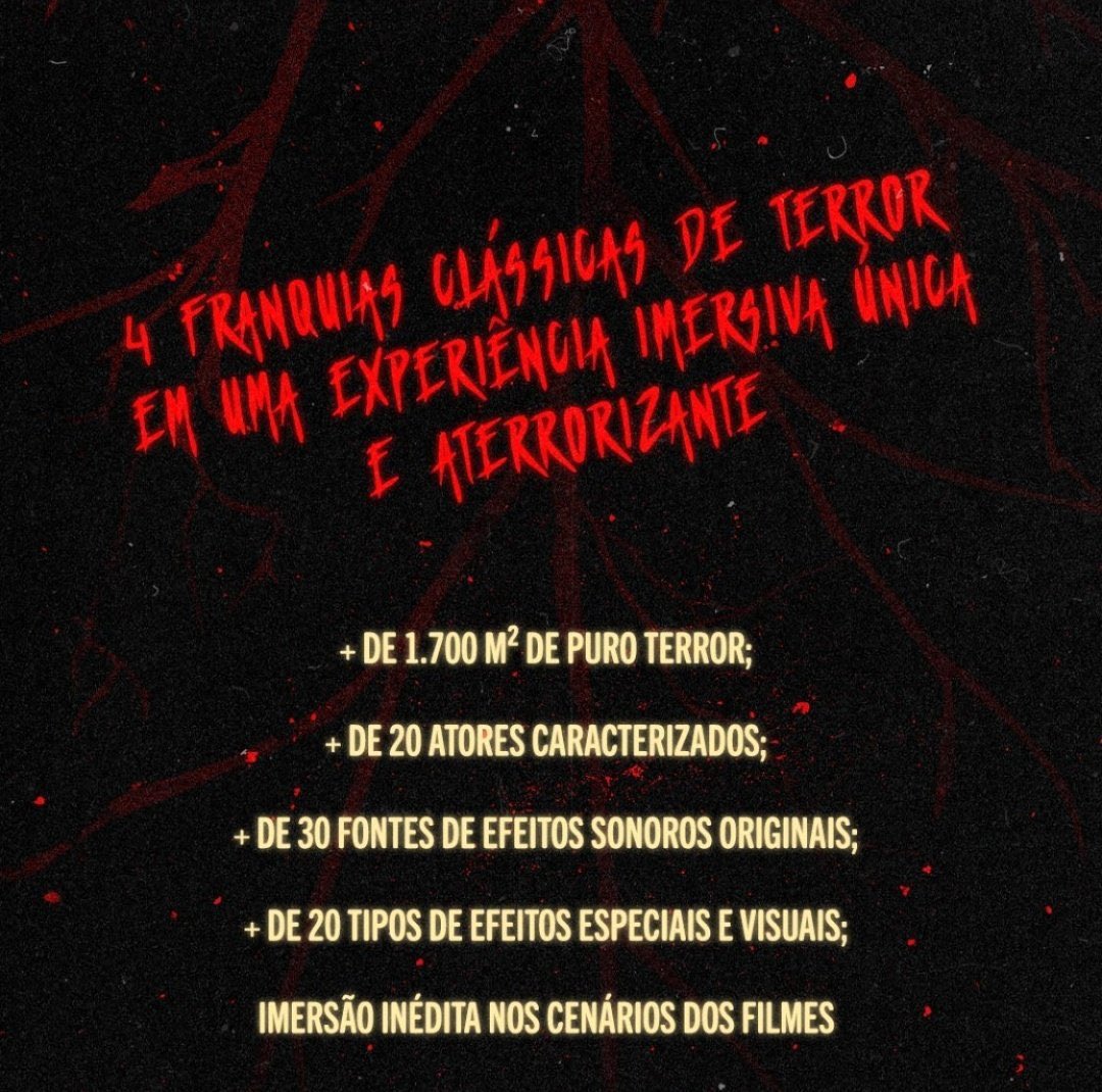vascoguimaraes's tweet photo. Em setembro acontece o Parque do Terror da Warner Bros Pictures em SP
Uma Casa Warner de terror focada em Doutor Sono, O Exorcista, It - A Coisa e na franquia Invocação do Mal (com destaque para os filmes A Freira e Annabelle).
#parquedoterror https://t.co/RA2JIVTPCQ