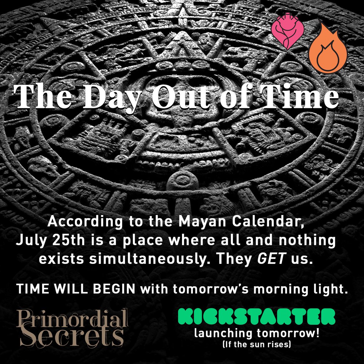 If you are wondering why our iconography has players paying tribute by putting hearts into flame, look up the New Fire Ceremony - one of our personal favorite ancient Aztec ceremonies. Join us in honoring the ancient ones tomorrow #kickstarter #tabletopgaming #markyourcalendar