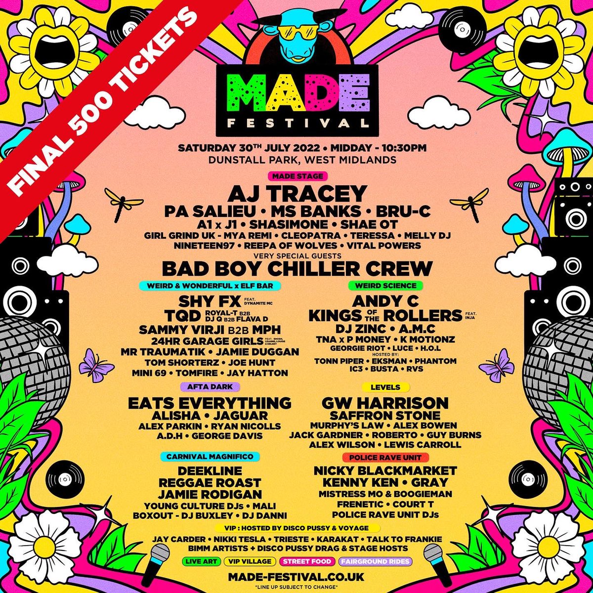 MADE Festival this Saturday 🕺🏻💃🏻 Tickets - skdl.co/JIkRC5VfXrb